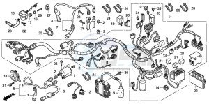 VT750C2 VT750C2 drawing WIRE HARNESS