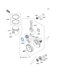 KX85/KX85-<<II>> KX85BDF EU drawing Crankshaft/Piston(s)