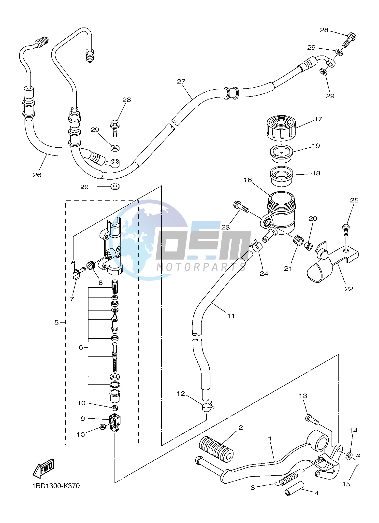 REAR MASTER CYLINDER