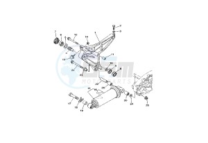 XP T-MAX BLACK MAX 500 drawing REAR SHOCK ABSORBER