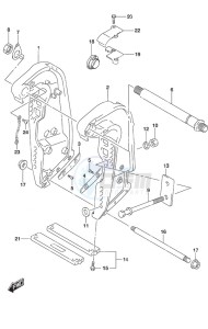 DF 250AP drawing Clamp Bracket