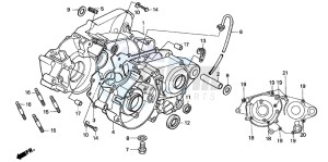 CR85R drawing CRANKCASE