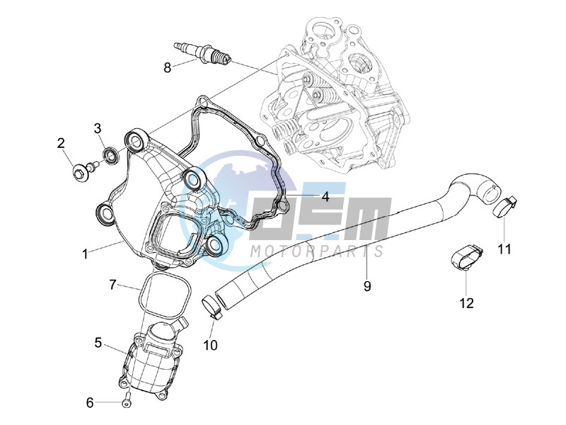 Cylinder head cover