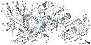 NSA700A9 KO / MME drawing RIGHT CRANKCASE COVER