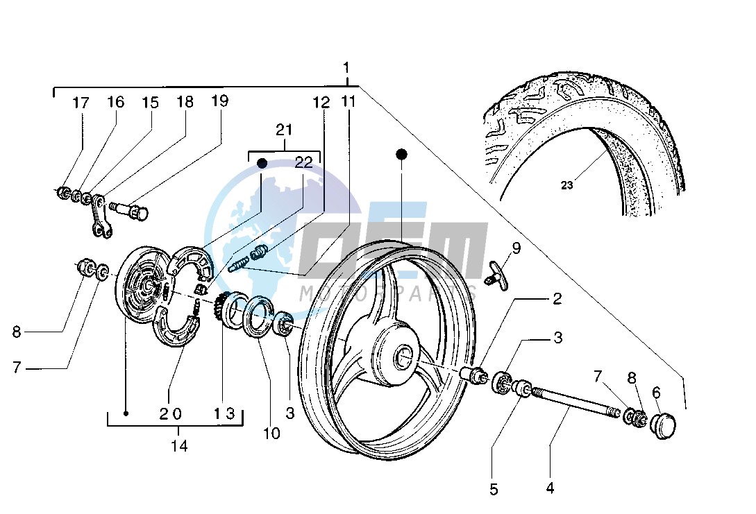 Front wheel