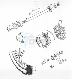 A35 50 drawing Front wheel