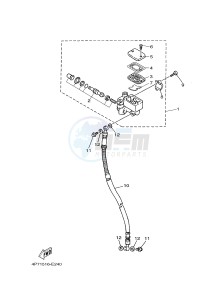 XC100E (1RS2) drawing FRONT MASTER CYLINDER