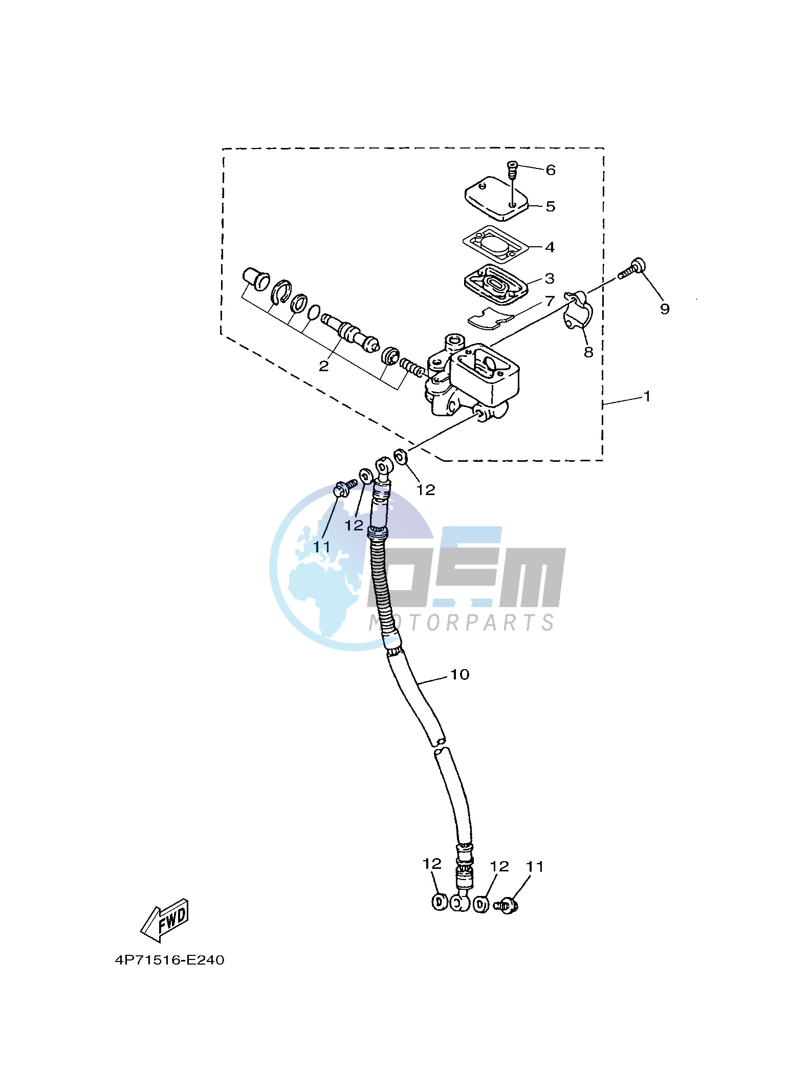 FRONT MASTER CYLINDER