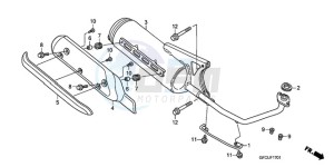 NVS502SH9 TU drawing EXHAUST MUFFLER (NVS502SH9)