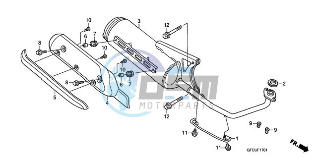 EXHAUST MUFFLER (NVS502SH9)