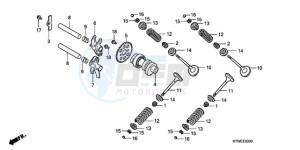 SH300A9 UK - (E / ABS MKH) drawing CAMSHAFT/VALVE