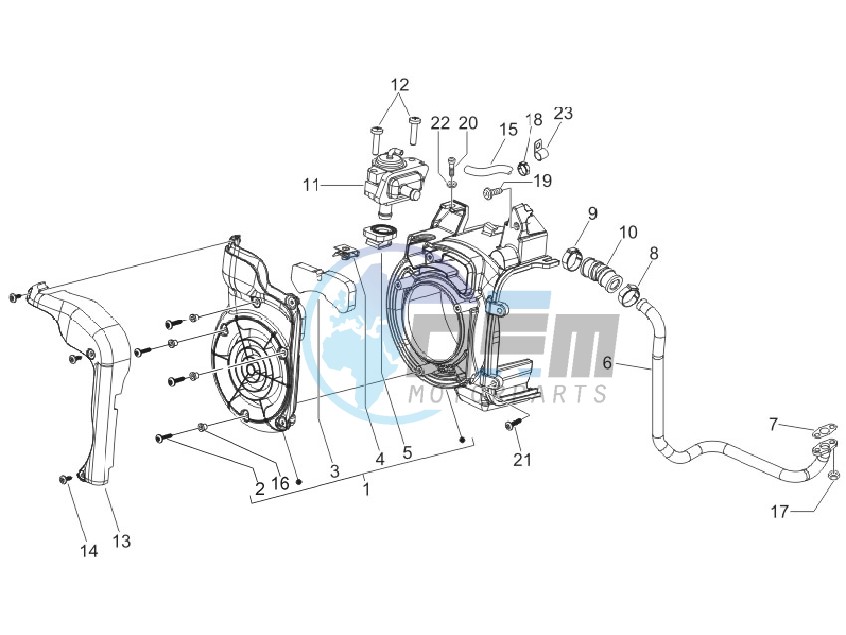 Secondary air box