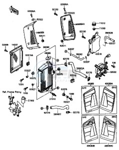 KL 650 A [KLR650] (A6-A9) [KLR650] drawing RADIATOR