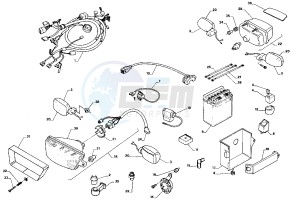 AF1 Futura 50 drawing Wiring harness