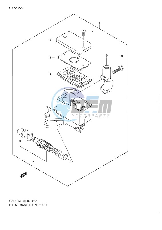 FRONT MASTER CYLINDER