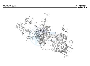 MRX-125-4T-BLUE drawing CRANKSHAFT CARTER