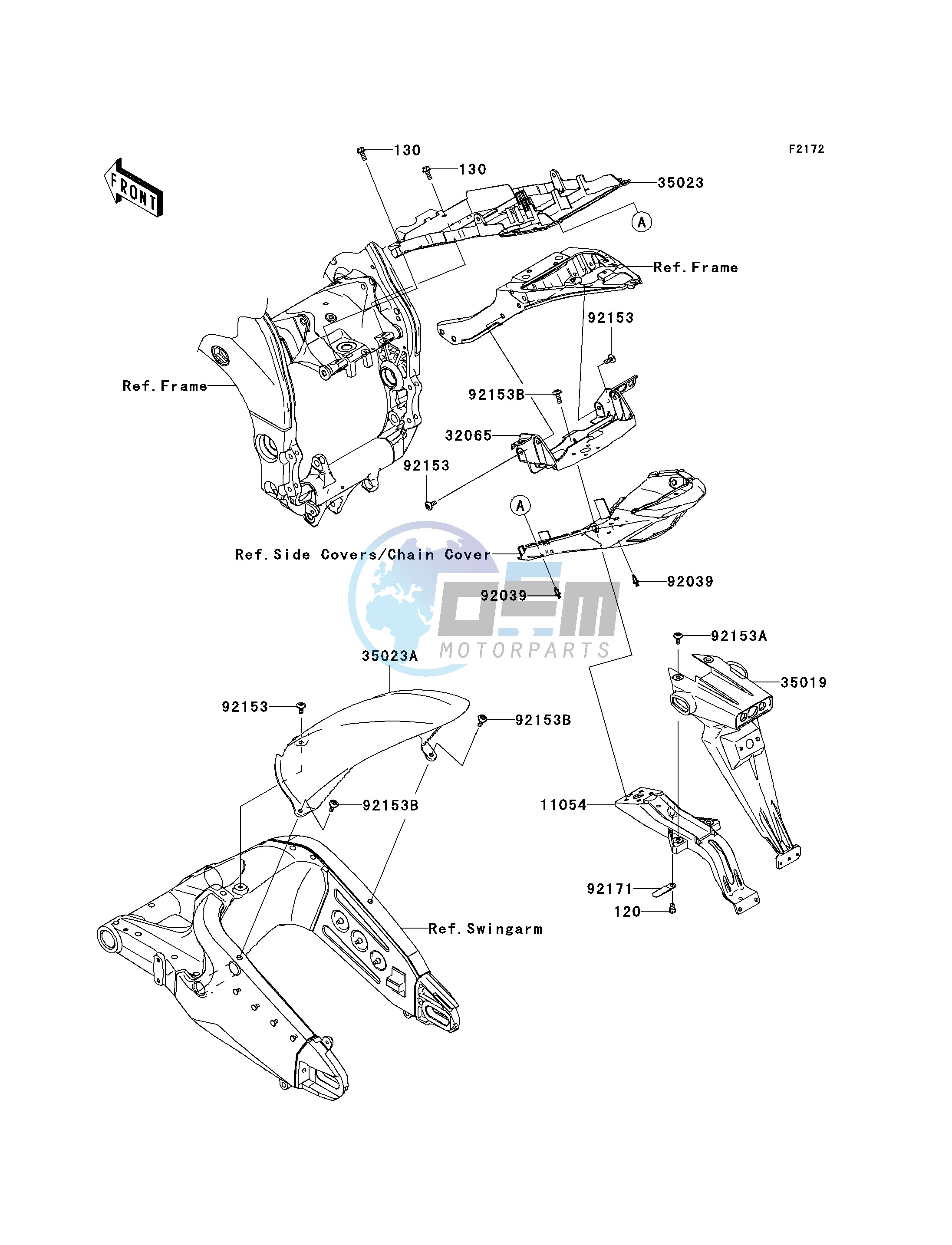 REAR FENDER-- S- -