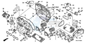 CB600F9 Spain - (SP) drawing AIR CLEANER