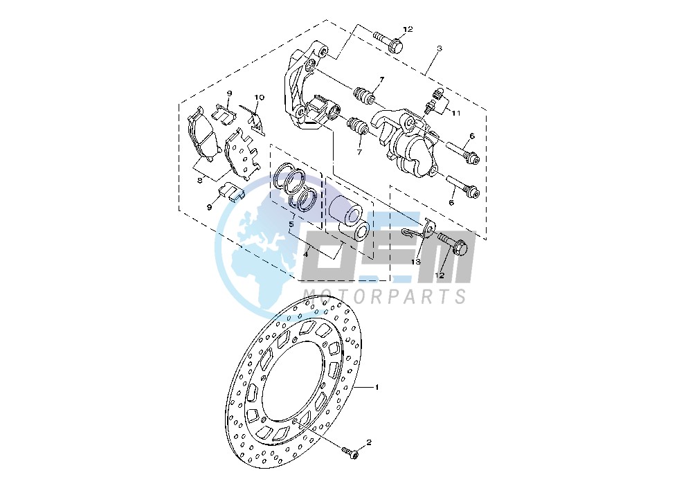 FRONT BRAKE CALIPER