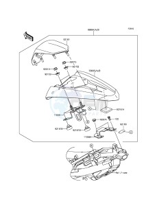 NINJA_250SL BX250AFS XX (EU ME A(FRICA) drawing Accessory(Single Seat Cover)