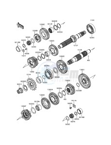 ER-6N ER650EEF XX (EU ME A(FRICA) drawing Transmission