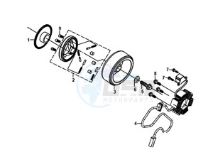 WOLF SB125Ni (PU12EA-EU) (L8-M0) drawing FLYWHEEL - MAGNETO