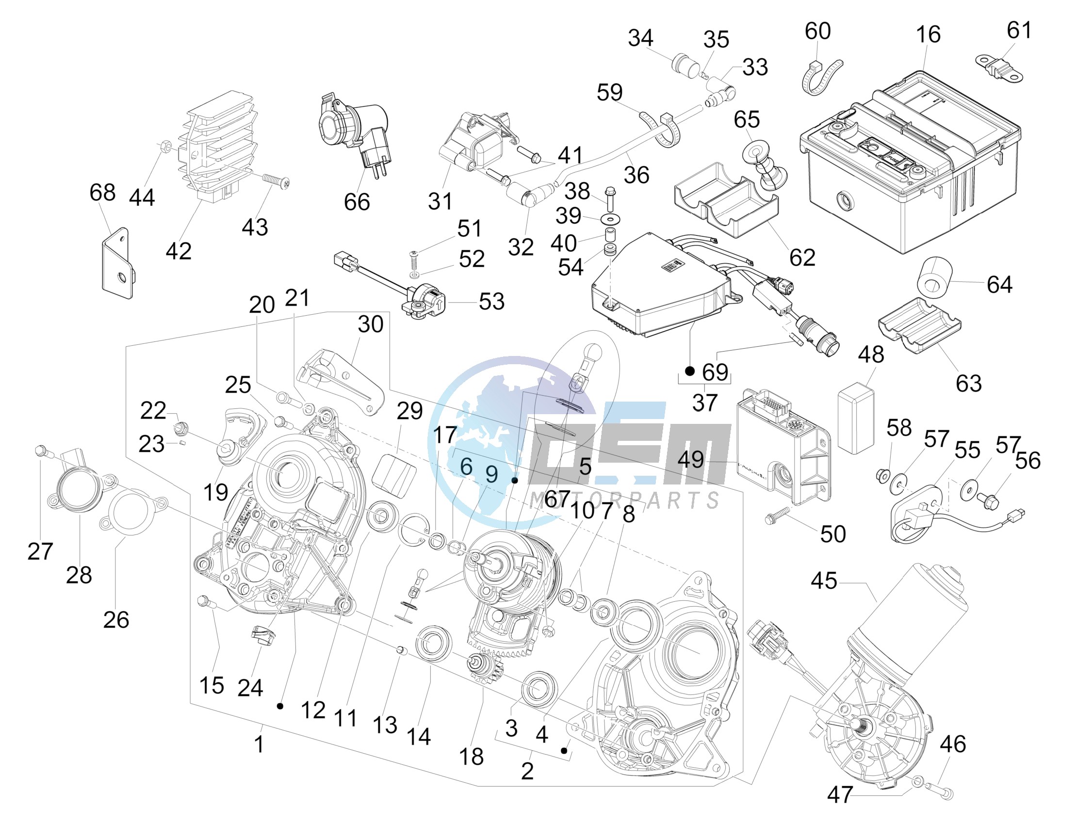 Voltage Regulators - Electronic Control Units (ecu) - H.T. Coil