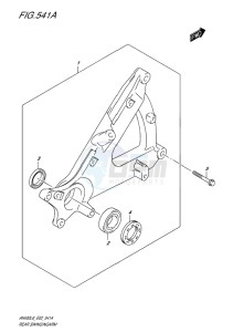 AN400 BURGMAN EU drawing REAR SWINGINGARM