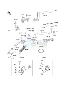 ZG 1000 A [CONCOURS] (A20) A20 drawing HANDLEBAR