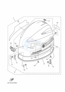 F50HED drawing FAIRING-UPPER