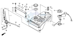 SH75 drawing FUEL TANK