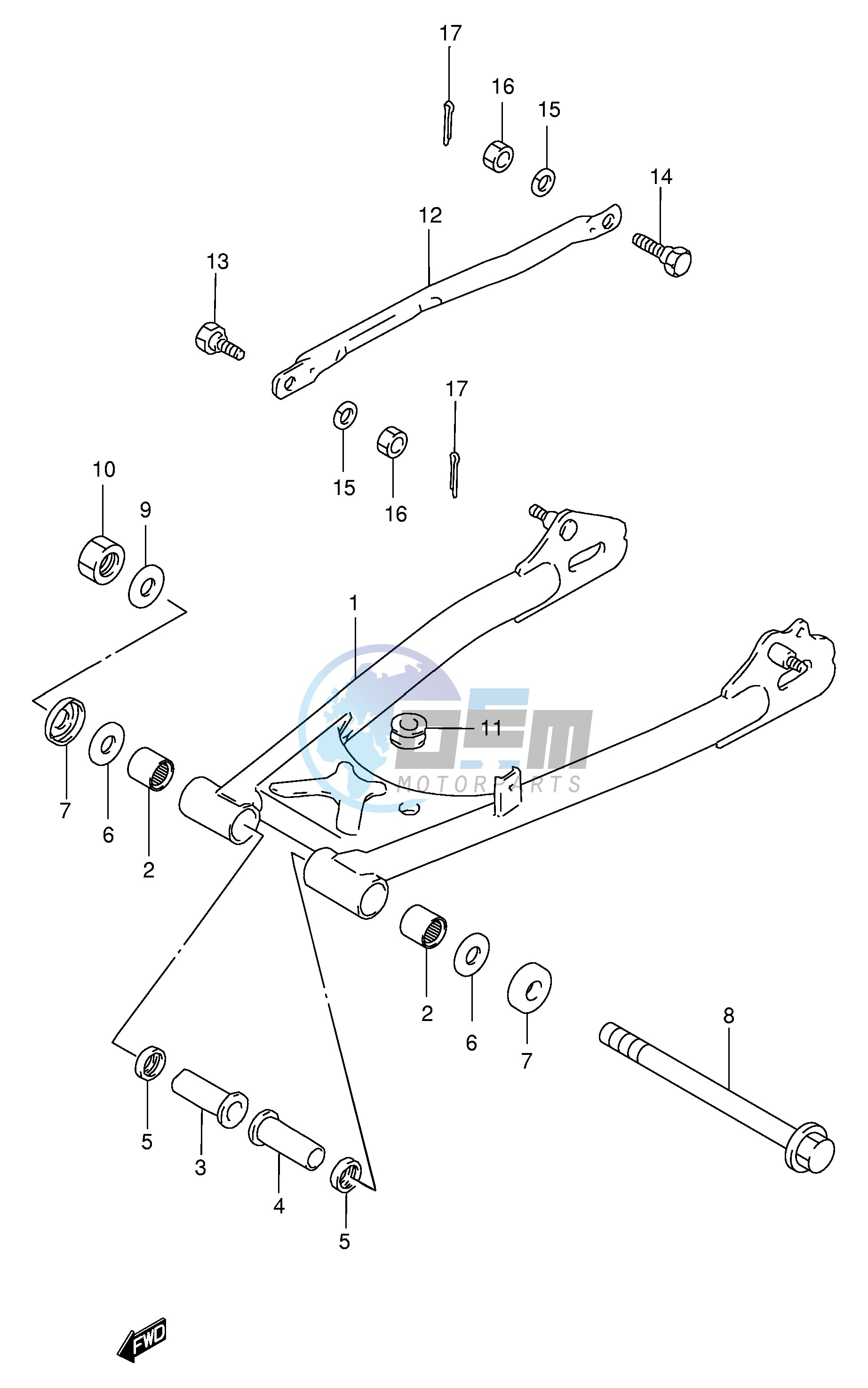 REAR SWINGING ARM