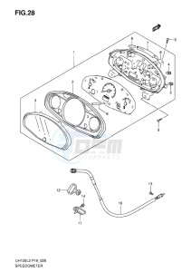 UH125 BURGMAN EU drawing SPEEDOMETER