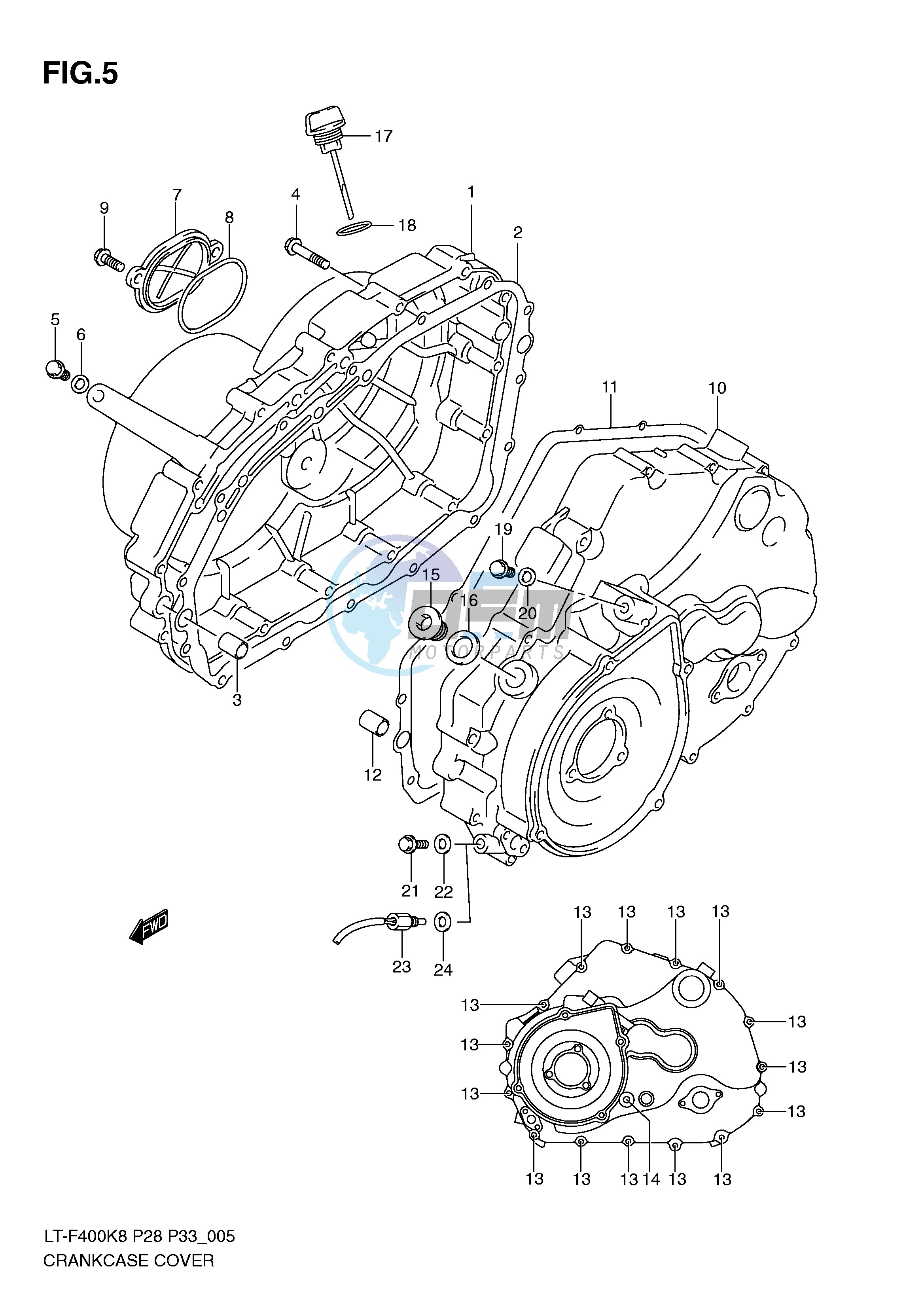 CRANKCASE COVER