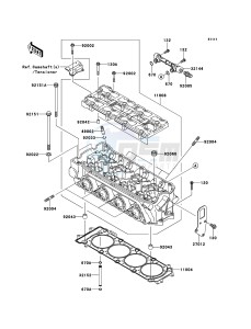 JET_SKI_STX-15F JT1500AEF EU drawing Cylinder Head