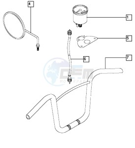 STANDARD_25-45kmh_K8-L0 50 K8-L0 drawing Handlebar II