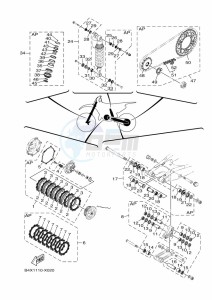 YZ125 (B4XE) drawing MAINTENANCE PARTS KIT