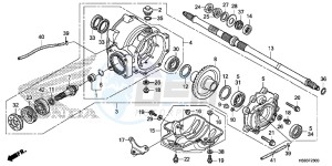 TRX250TMH Europe Direct - (ED) drawing REAR FINAL GEAR