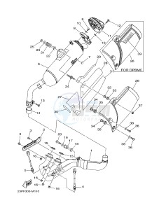 XT1200Z (23PM) drawing EXHAUST