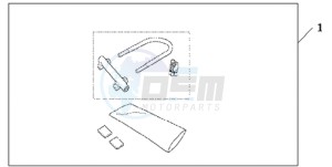 CBR600RR9 Europe Direct - (ED / MME) drawing U-LOCK