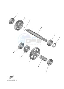 XP530D XP530D-A TMAX DX ABS (BC33) drawing TRANSMISSION