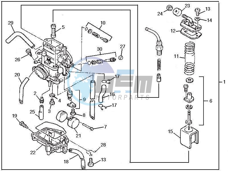 Carburetors components