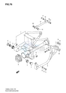 VZ800 drawing REAR SWINGING AEM