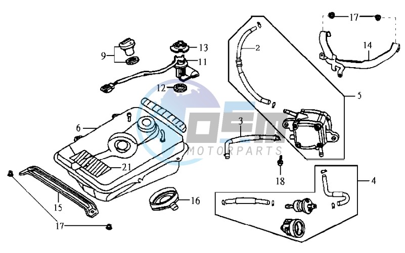 FUEL TANK - FUEL CUT