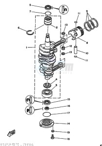 70B drawing CRANKSHAFT--PISTON