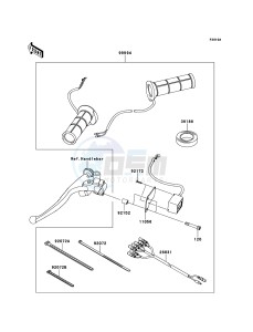 VERSYS_1000 KLZ1000AEF FR GB XX (EU ME A(FRICA) drawing Accessory(Grip Heater)