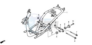 SFX50 drawing FRAME BODY