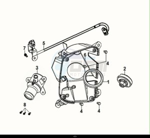 FIDDLE IV 125 LC ABS (XG12WW-EU) (M0) drawing FRONT INNER TRAY