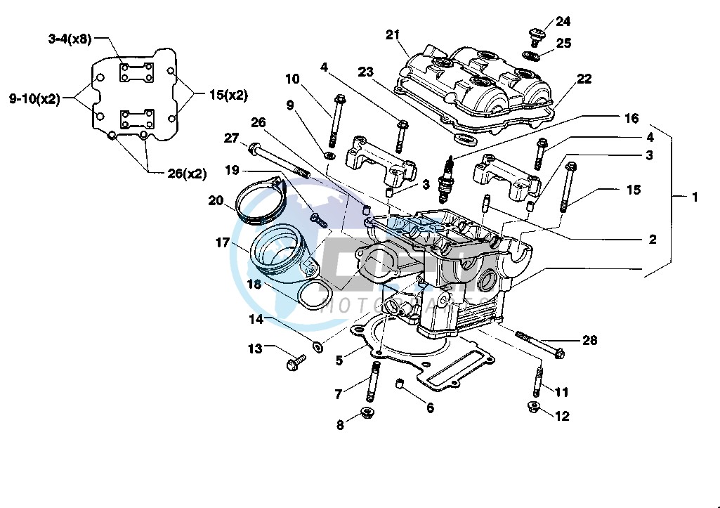 REAR CYLINDER HEAD