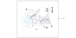 VT750DC SHADOW SPIRIT drawing BACKREST STAY